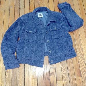 Vintage Sherpa teddy bear jacket. Size L